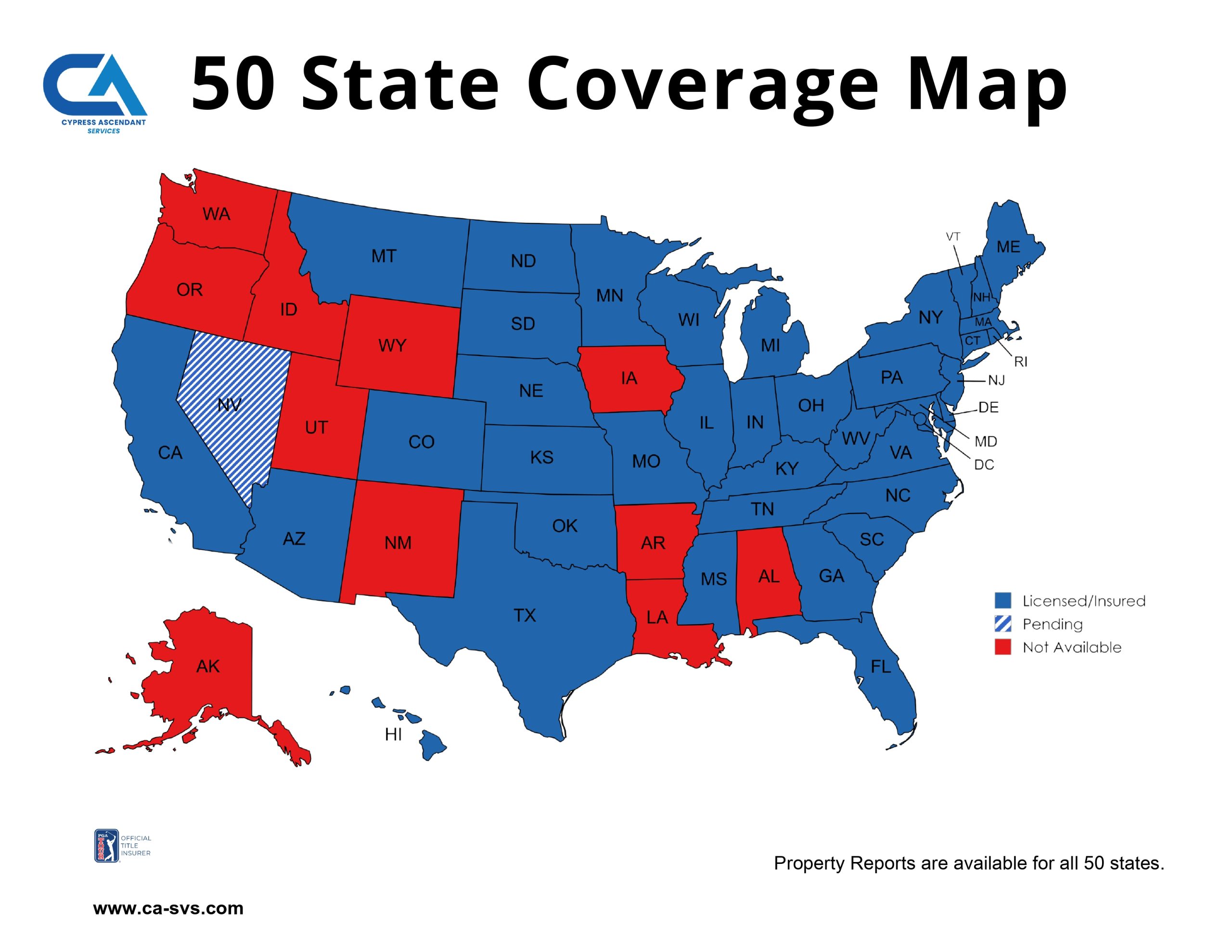 50 State Coverage Map - July2024